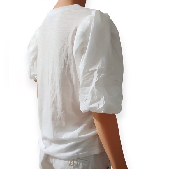 Express White Boxy Crop T-Shirt - Picture 6 of 8